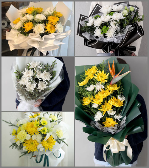 上海崇明区新河镇进化村白事花束代送